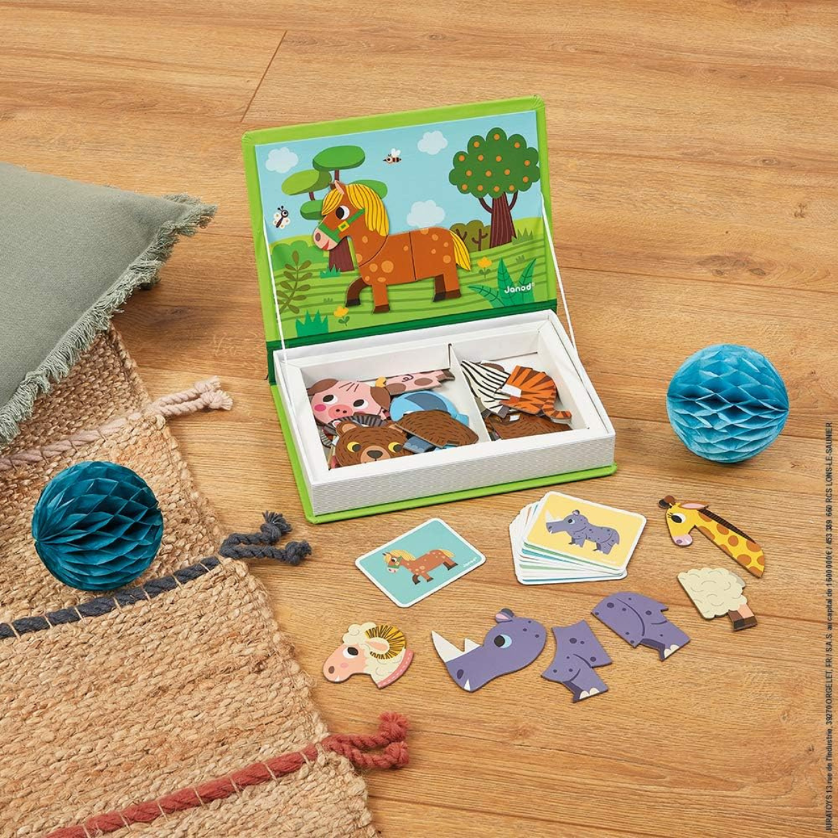 Magneti'book Animais 40 Peças – Janod | +3 Anos - Imagem 2