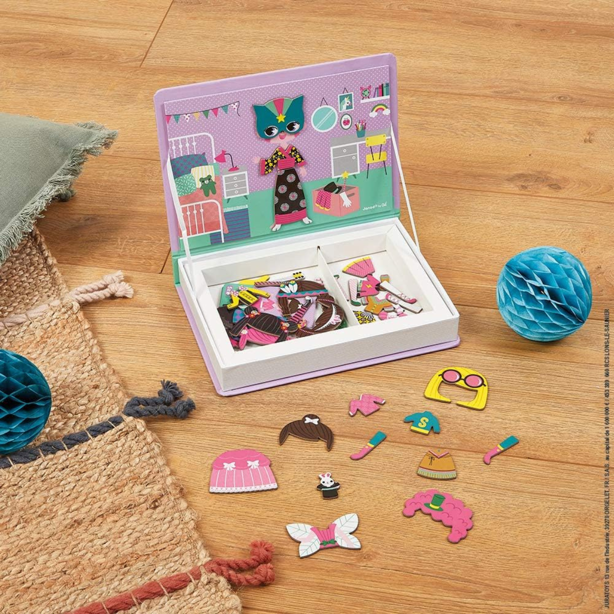 Magneti'book Moda 46 Ímãs – Janod | Jogo Magnético Educativo - Imagem 2