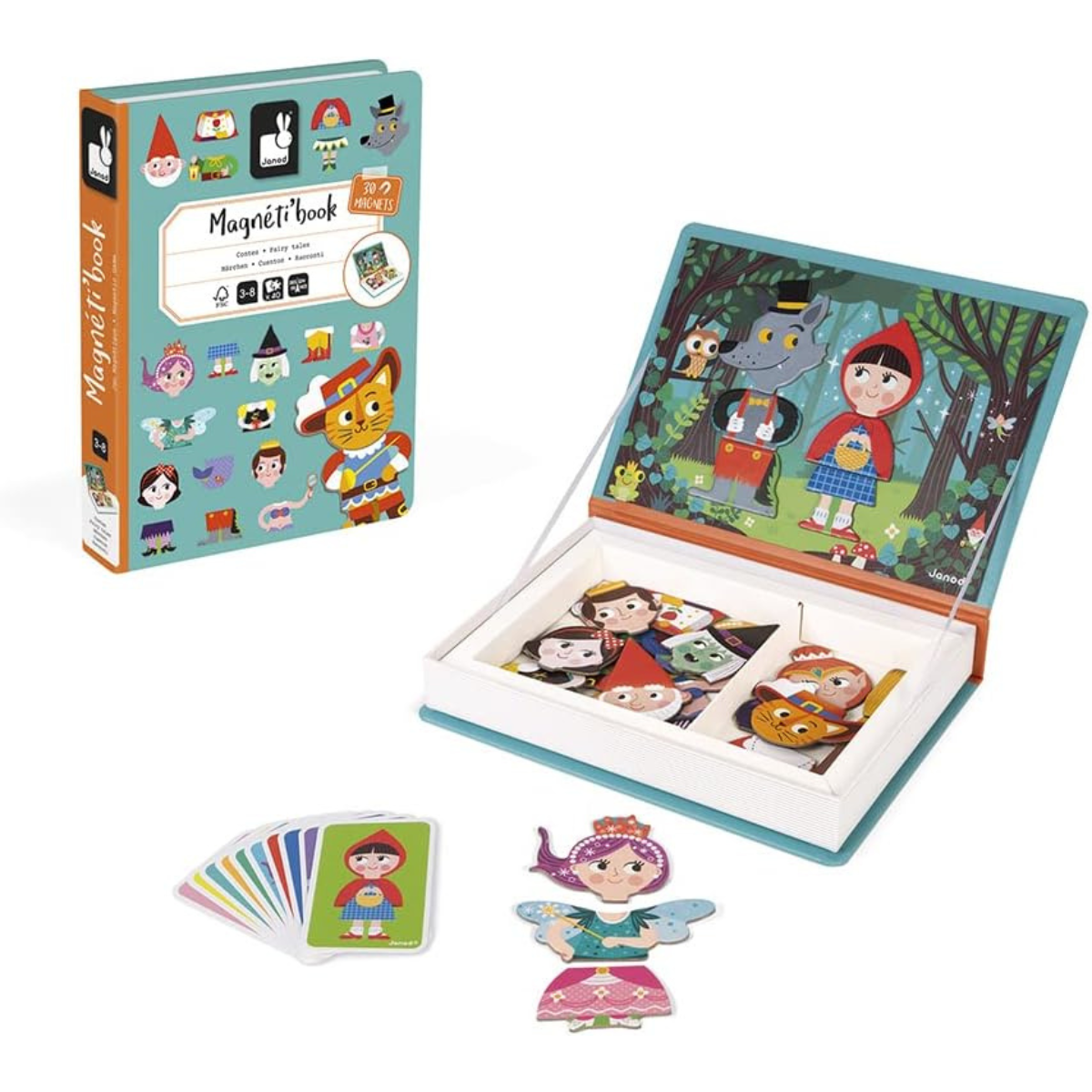 Magneti'book Contos de Fadas Livro Magnético Educativo – Janod