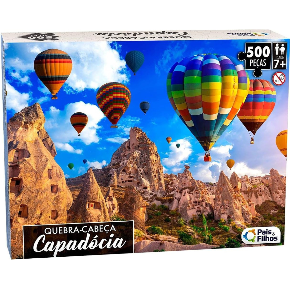 Quebra-Cabeça Capadócia 500 Peças – Pais & Filhos - Imagem 2