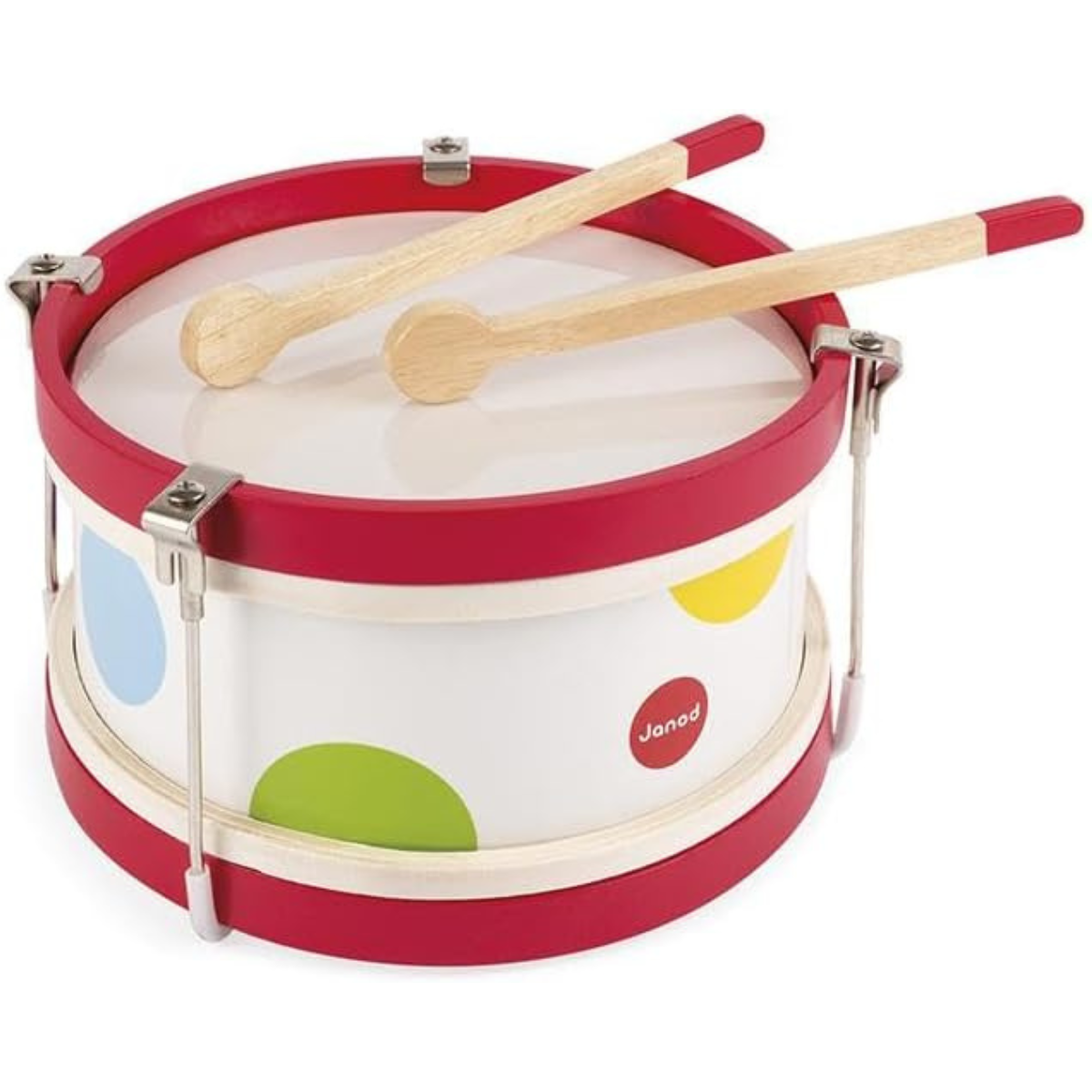Meu Primeiro Tamborzinho Confetti – Janod | Instrumento Musical Infantil - Imagem 2