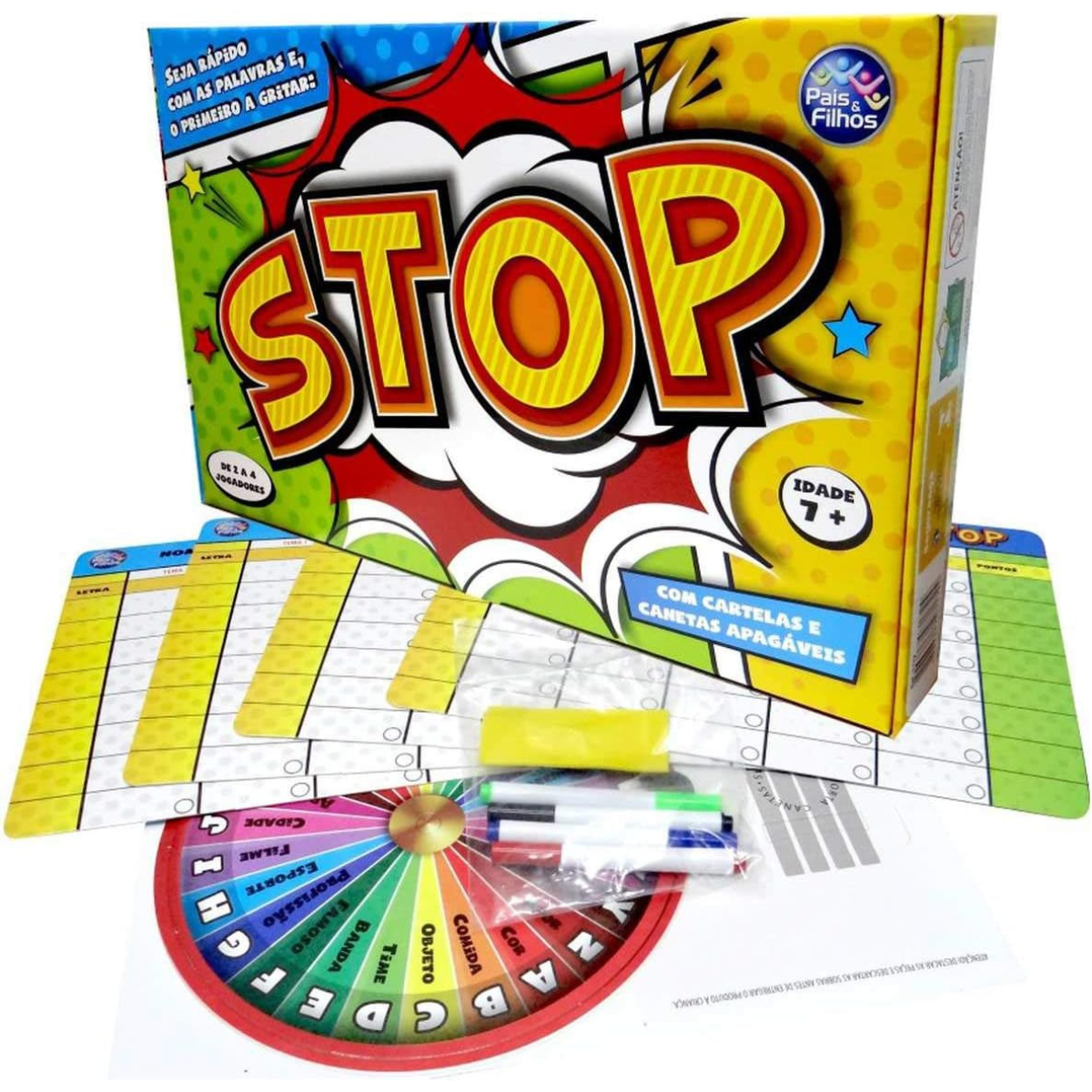 Jogo Stop Clássico das Palavras – Pais & Filhos - Imagem 4