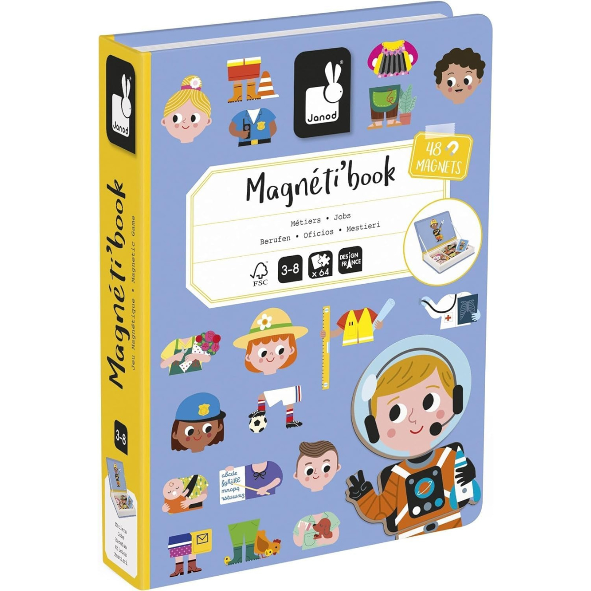 Magneti'book Profissões Livro Magnético Educativo – Janod - Imagem 5