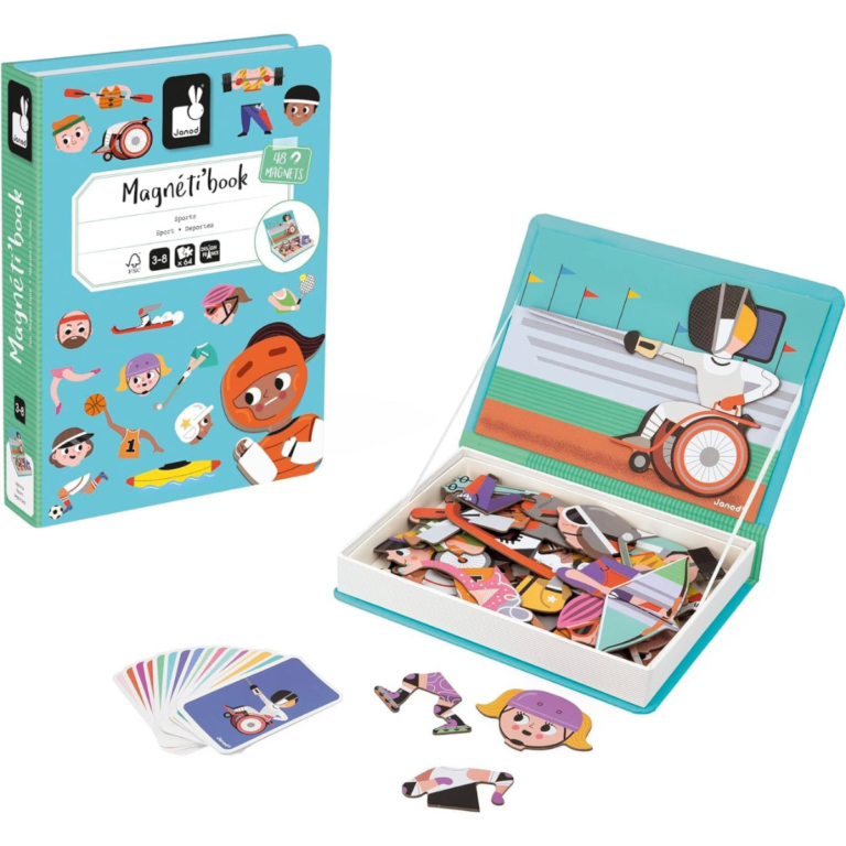 Magneti'book Esportes Livro Magnético Educativo – Janod