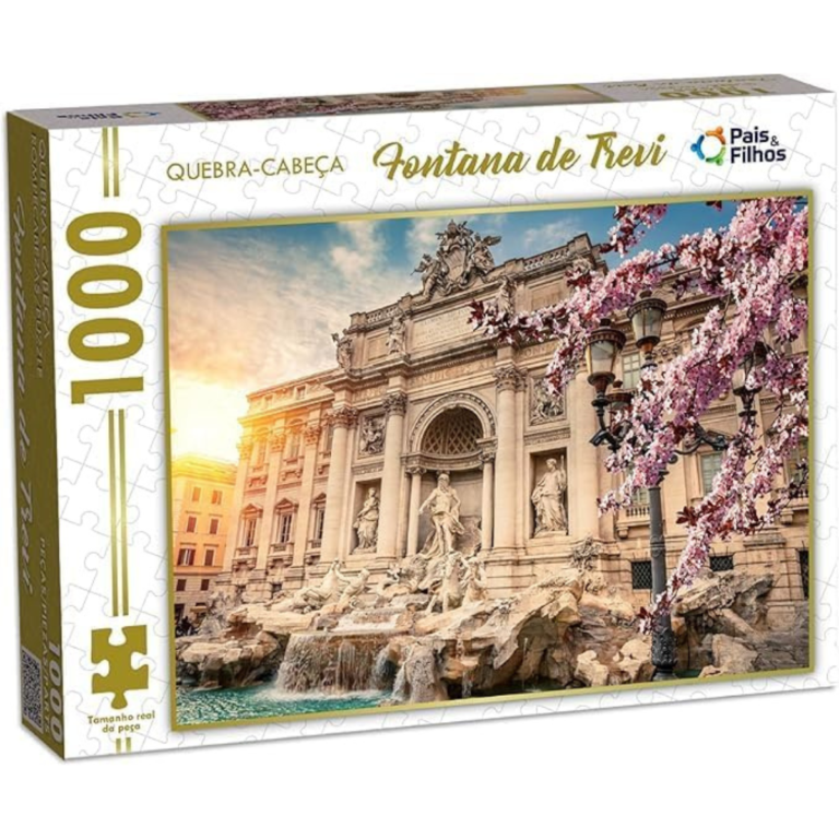 Quebra-Cabeça Fontana di Trevi 1000 Peças – Pais & Filhos