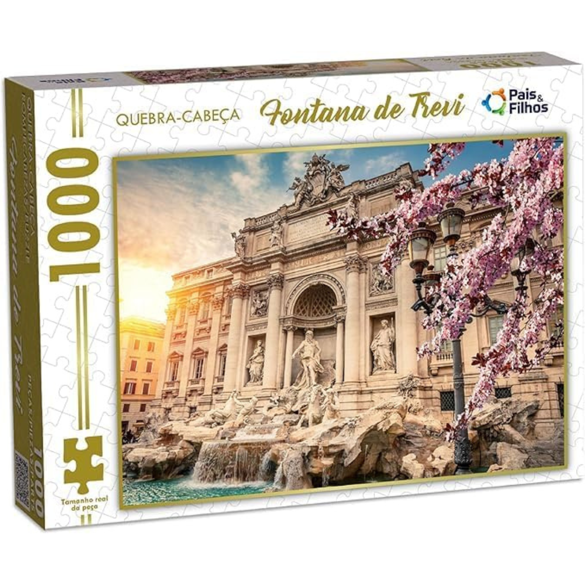 Quebra-Cabeça Fontana di Trevi 1000 Peças – Pais & Filhos