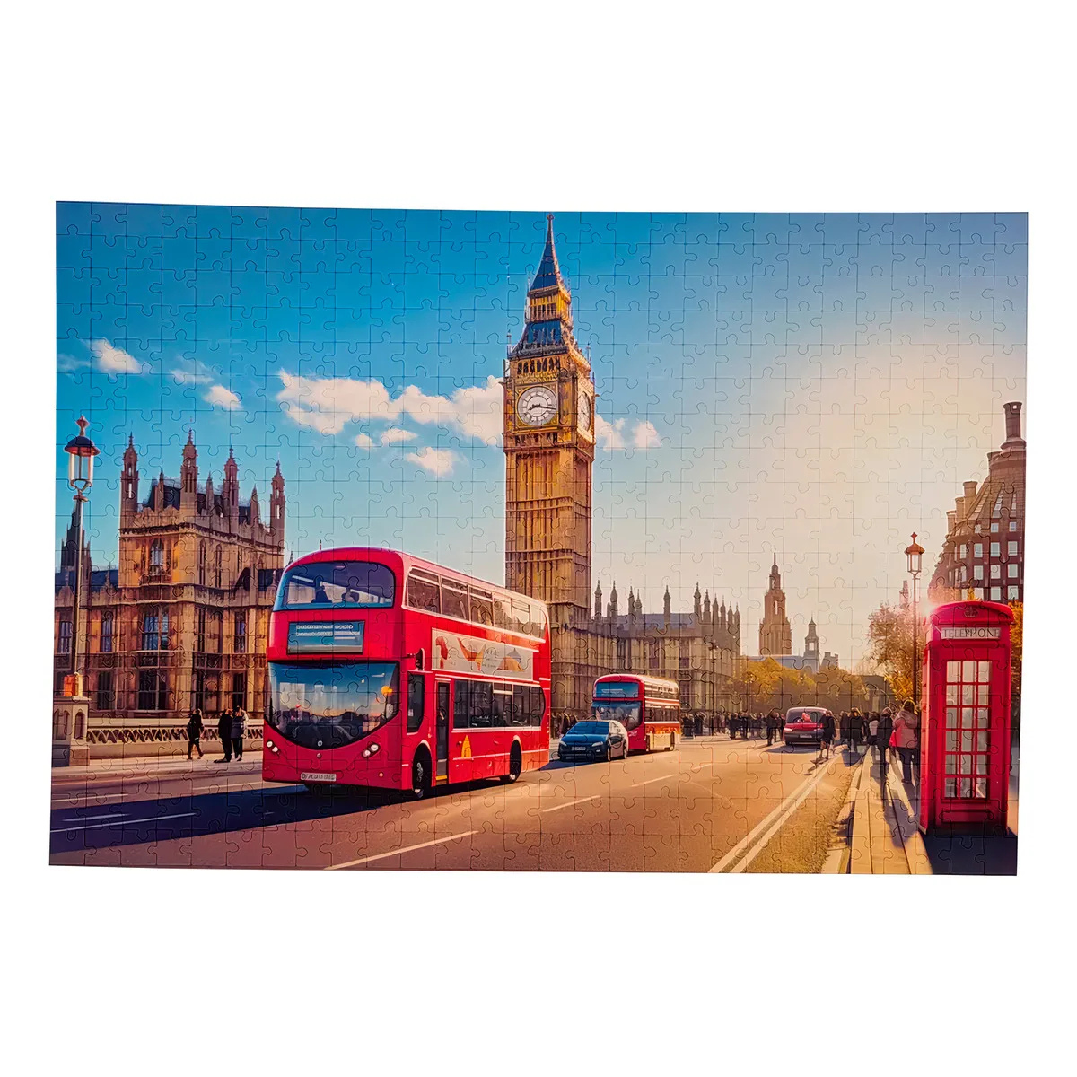Quebra-Cabeça Big Bus Londres 500 Peças – Pais & Filhos - Imagem 3