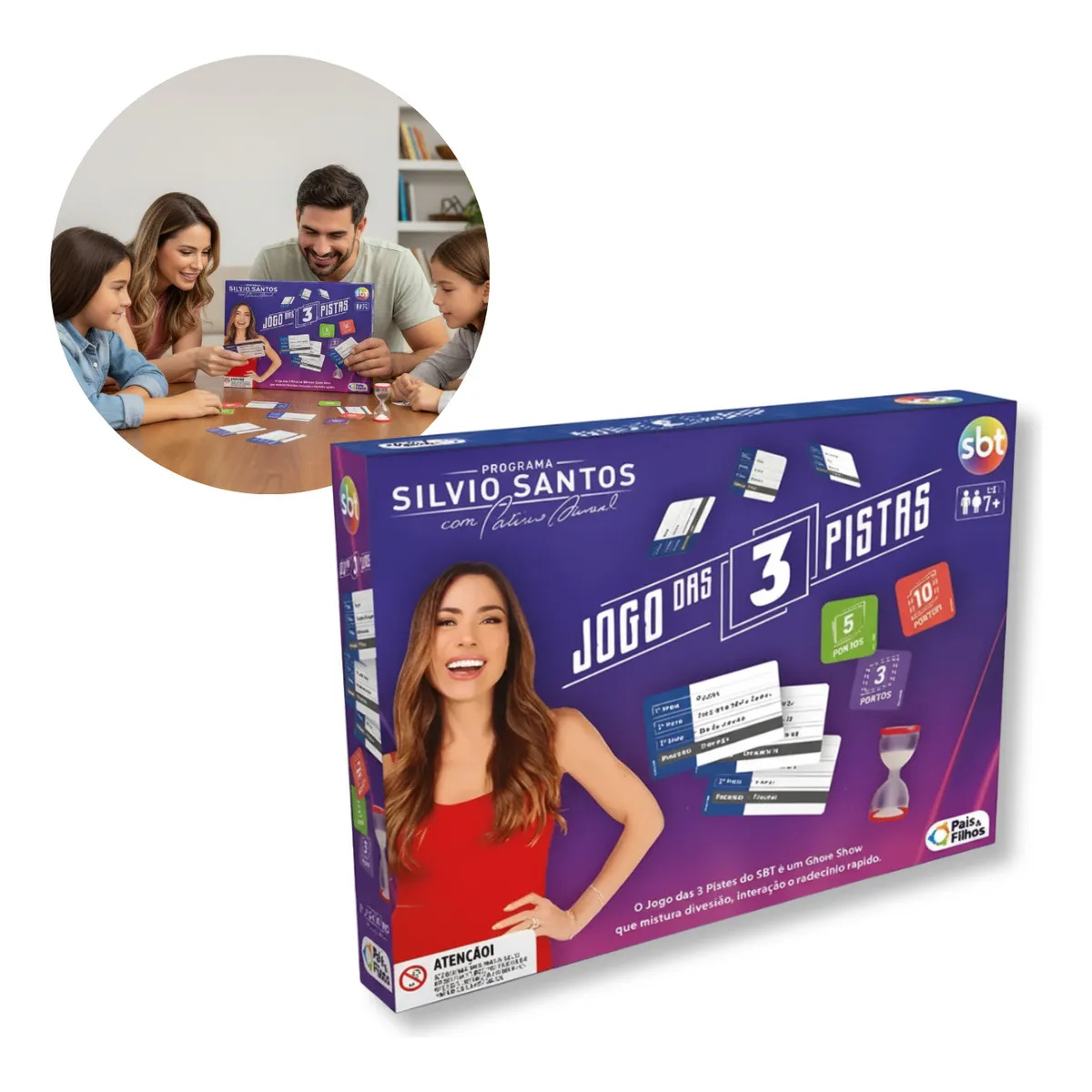 Jogo das 3 Pistas SBT – Pais & Filhos - Imagem 4