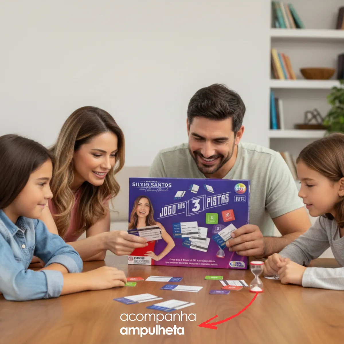 Jogo das 3 Pistas SBT – Pais & Filhos - Imagem 2