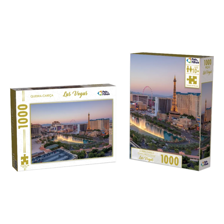 Quebra-Cabeça Las Vegas 1000 Peças – Pais & Filhos