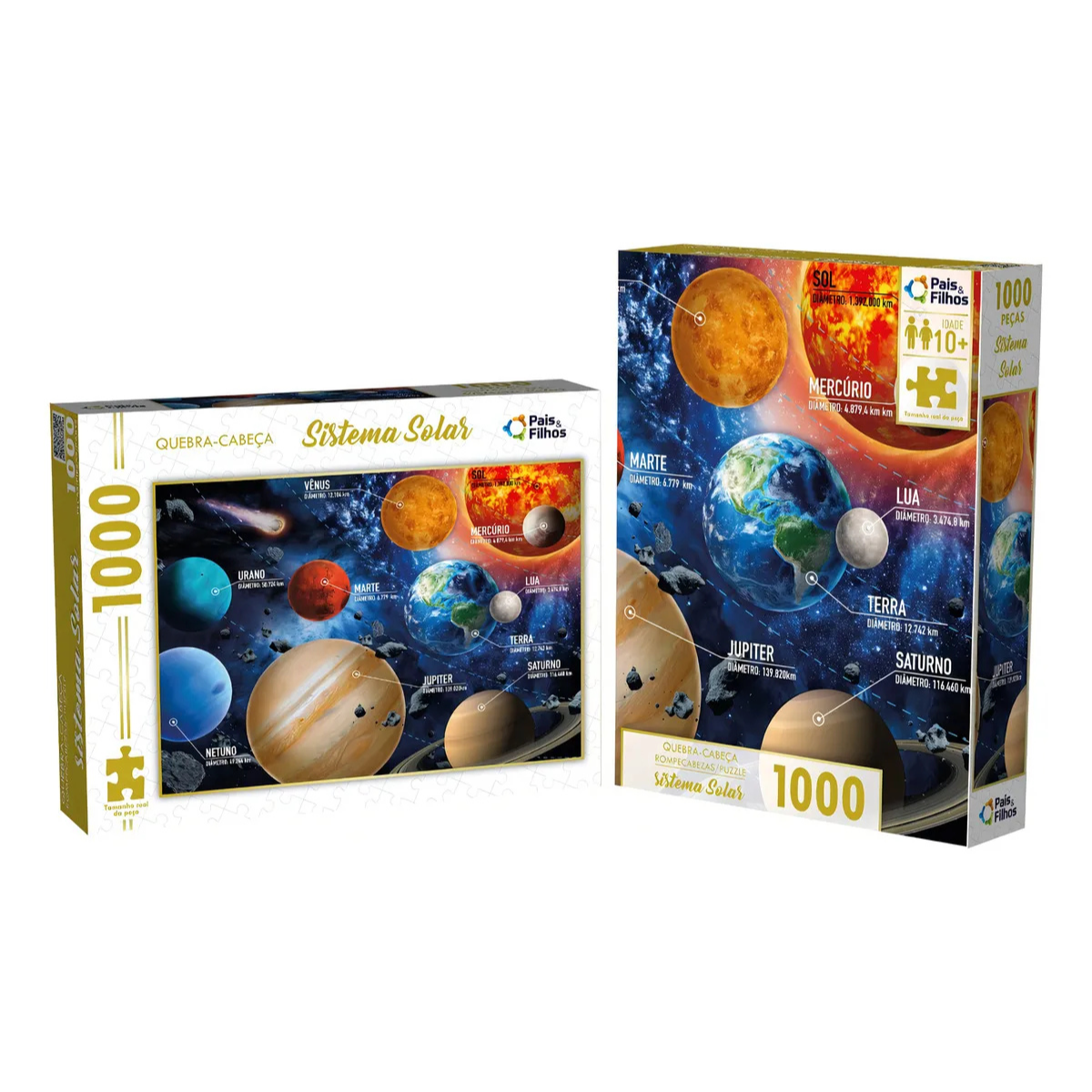 Quebra-Cabeça Sistema Solar 1000 Peças – Pais & Filhos
