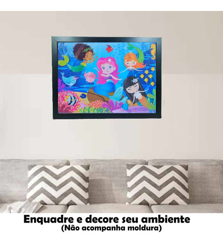 Quebra-Cabeça Sereias 60 Peças – Pais & Filhos - Imagem 6