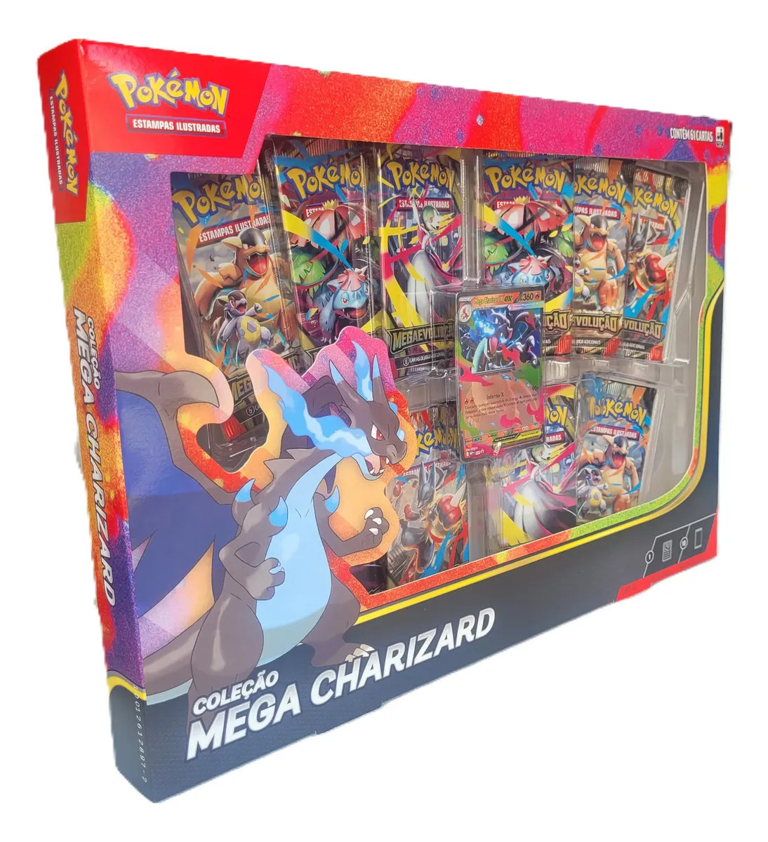 Box Pokémon Coleção Mega Charizard X Inferno – Copag - Imagem 6