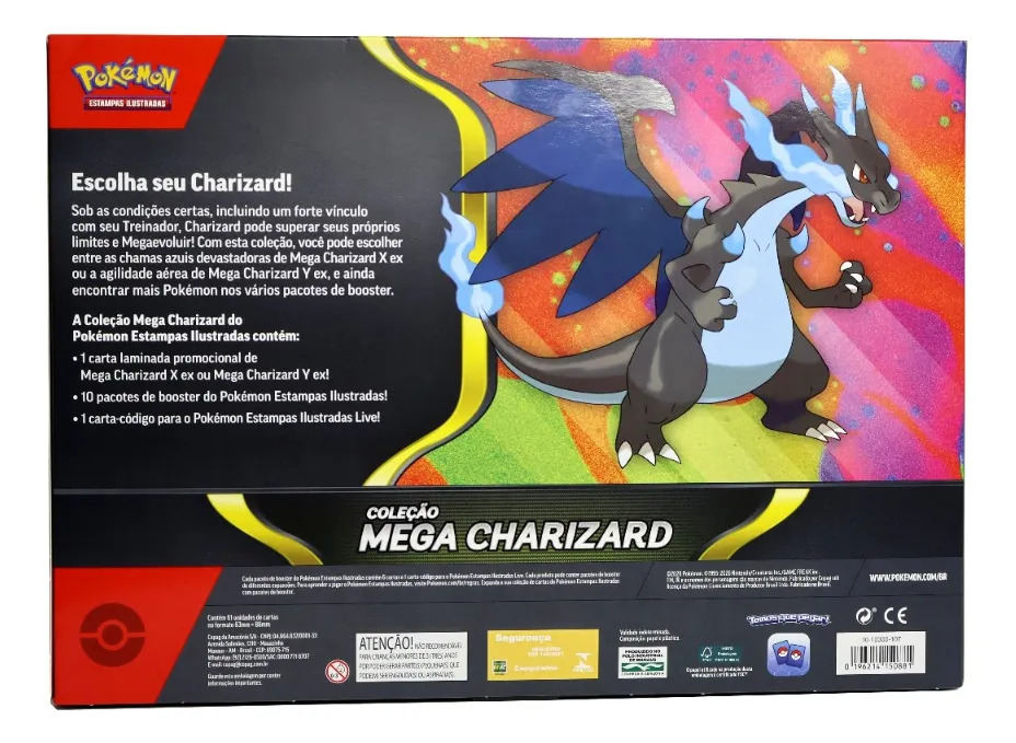 Box Pokémon Coleção Mega Charizard X Inferno – Copag - Imagem 3