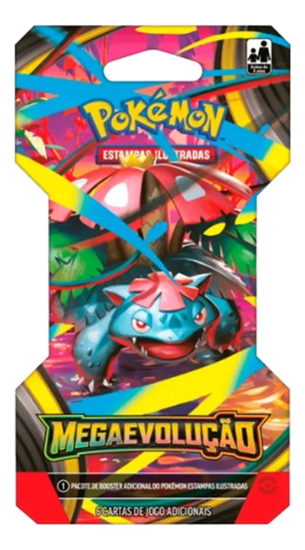 Booster Pokémon Megaevolução 6 Cartas – Copag | Português - Imagem 4