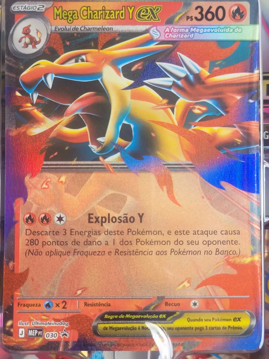 Box Pokémon Coleção Mega Charizard Y Explosão – Copag - Imagem 4