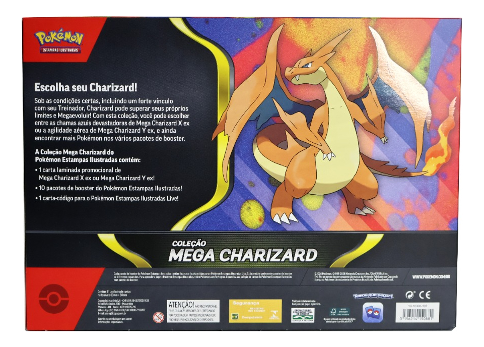 Box Pokémon Coleção Mega Charizard Y Explosão – Copag - Imagem 2