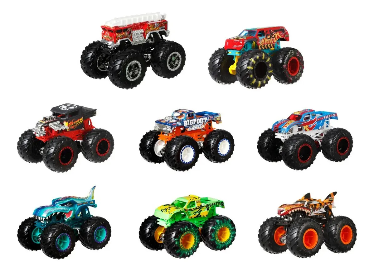 Carrinho Hot Wheels Monster Trucks Surprise – Mattel | Escala 1:64 - Imagem 4