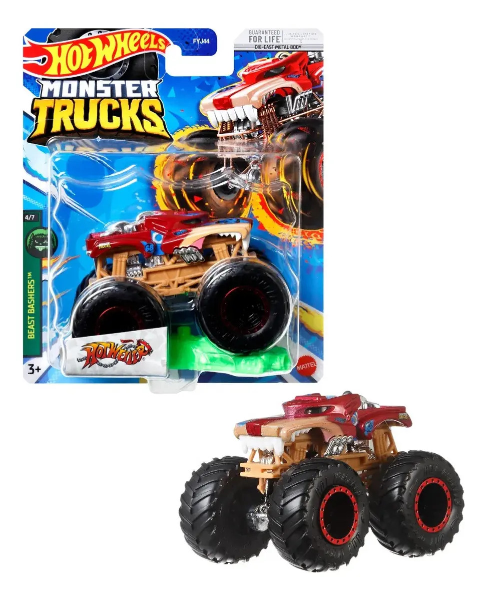 Carrinho Hot Wheels Monster Trucks Surprise – Mattel | Escala 1:64 - Imagem 7