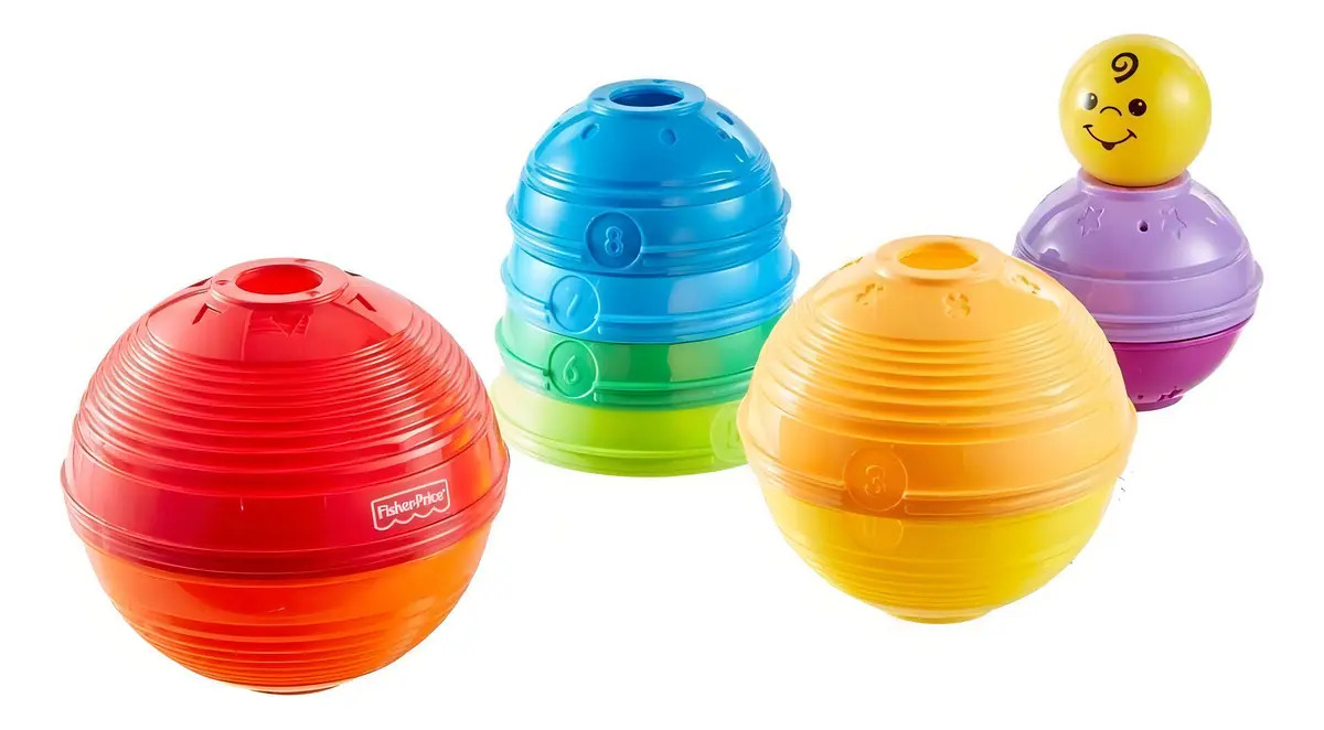 Potinhos de Empilhar Brilliant Basics – Fisher-Price - Imagem 2