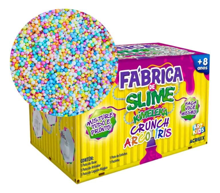 Kit Fábrica de Slime Crunch Arco-Íris – Acrilex