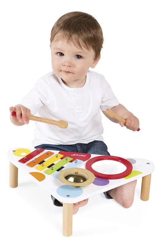 Mesa Musical Confetti Mini Instrumentos de Madeira – Janod - Imagem 4