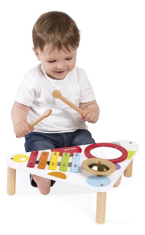 Mesa Musical Confetti Mini Instrumentos de Madeira – Janod - Imagem 6