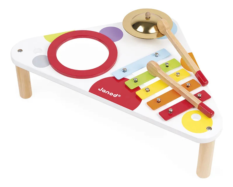 Mesa Musical Confetti Mini Instrumentos de Madeira – Janod - Imagem 3
