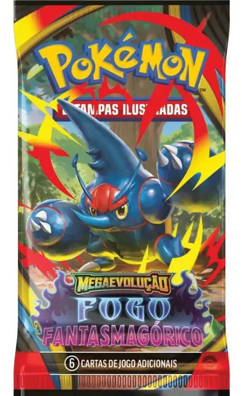 Booster Pokémon Fogo Fantasmagórico – Copag | Português - Imagem 2