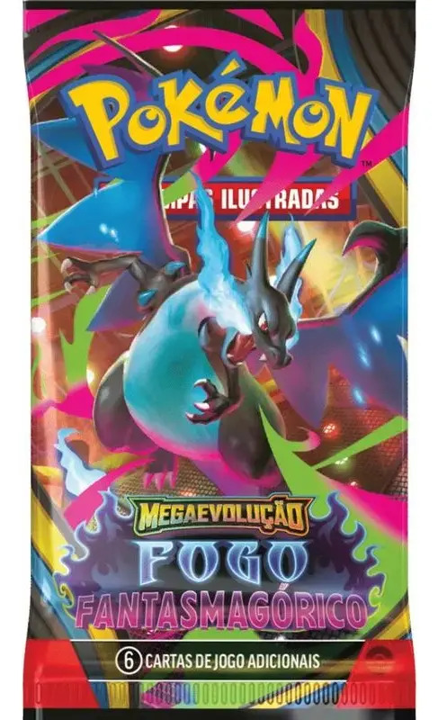 Booster Pokémon Fogo Fantasmagórico – Copag | Português - Imagem 4