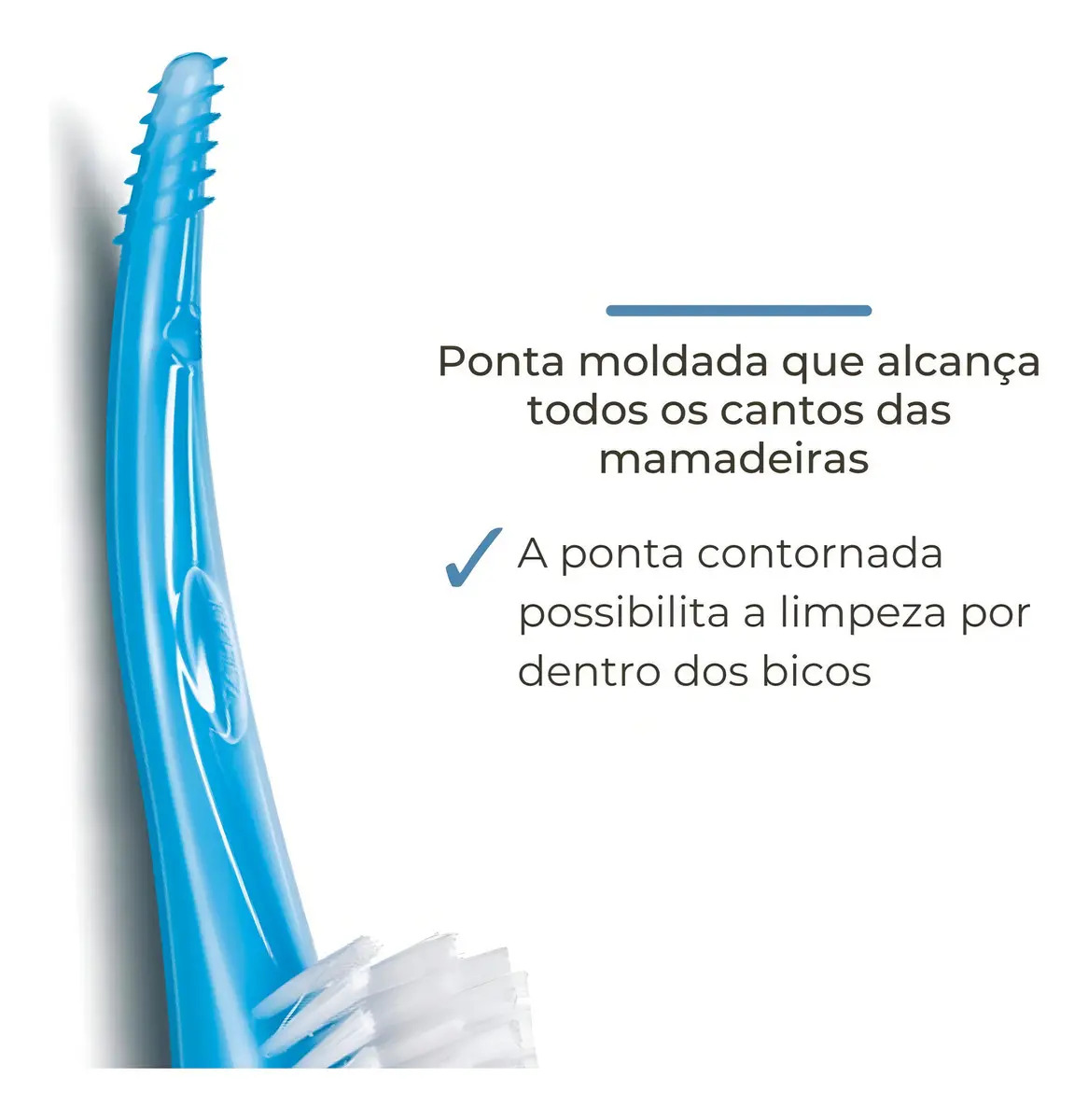 Escova para Mamadeiras e Bicos – Philips Avent | Rosa ou Azul - Imagem 4