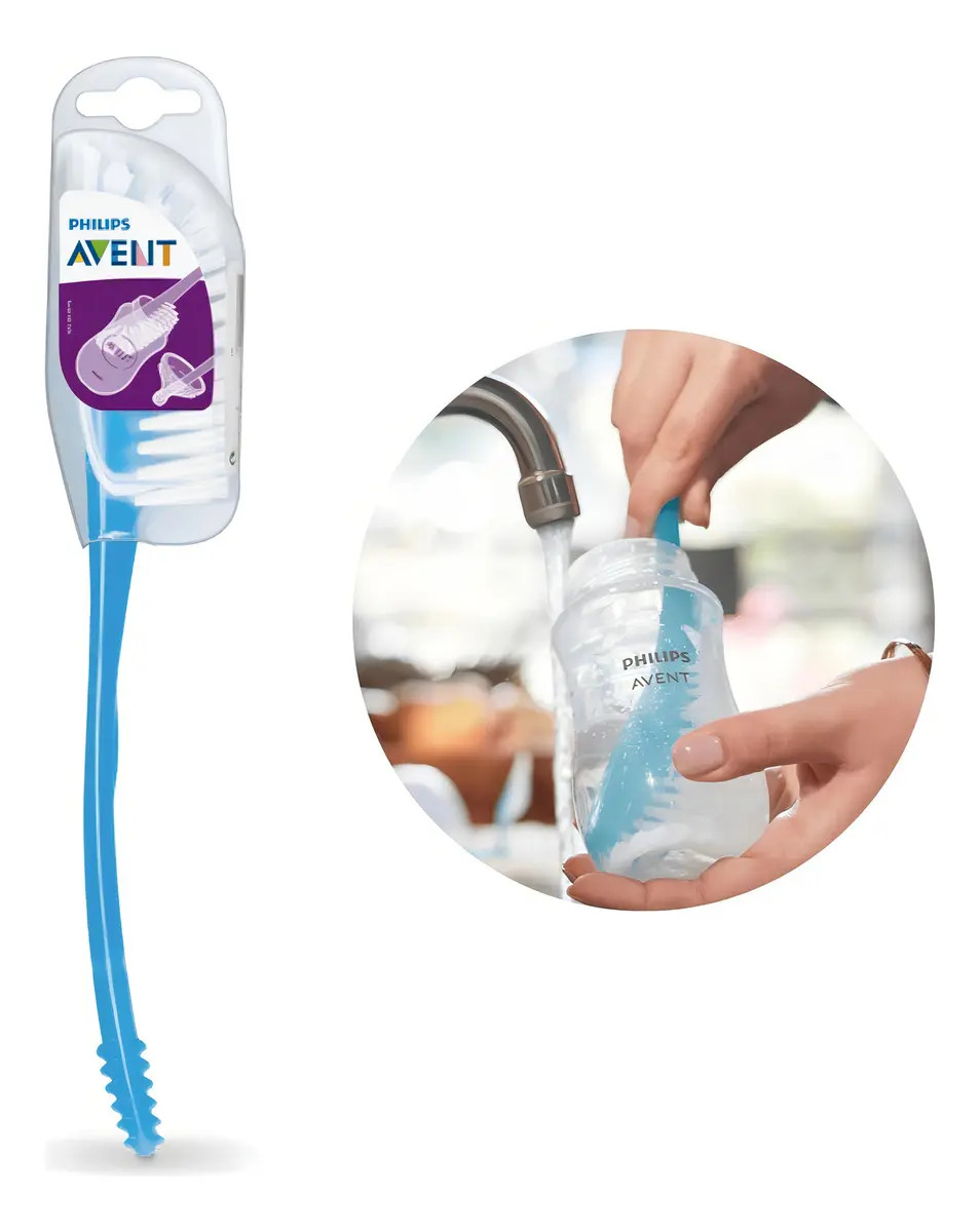 Escova para Mamadeiras e Bicos – Philips Avent | Rosa ou Azul - Imagem 5