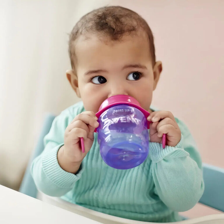Copo de Transição Easy 200ml Bico de Silicone – Philips Avent | Rosa