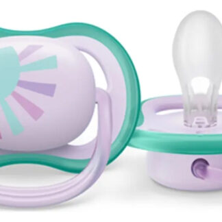 Chupeta Ultra Air Com Desenho De Sol 0-6cm - Philips Avent Cor Lilás 0-6 Meses