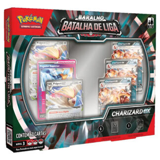 Pokémon Baralho De Batalha De Liga Charizard Ex Com 60 Cartas  Copag Português