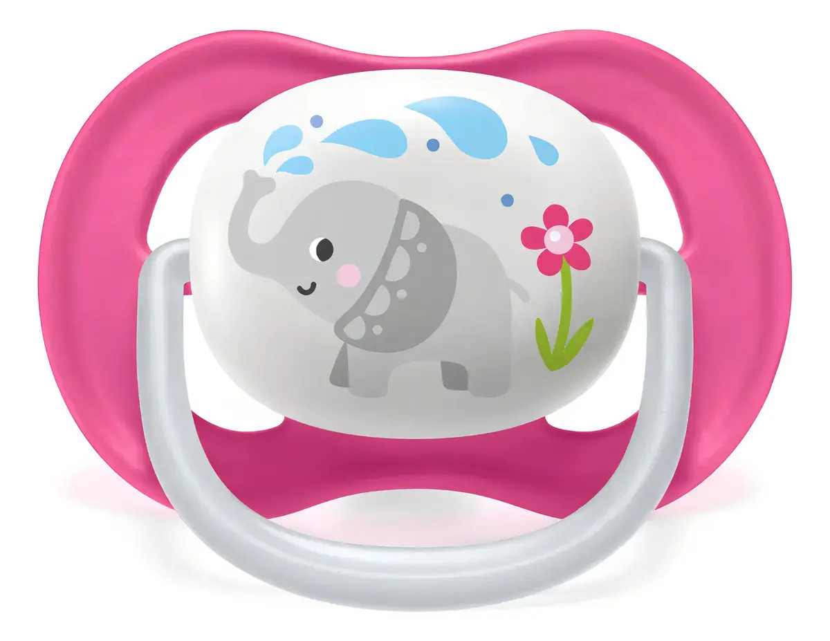 Chupeta Ultra Air Elefante 6-18 Meses – Philips Avent | Rosa - Imagem 2
