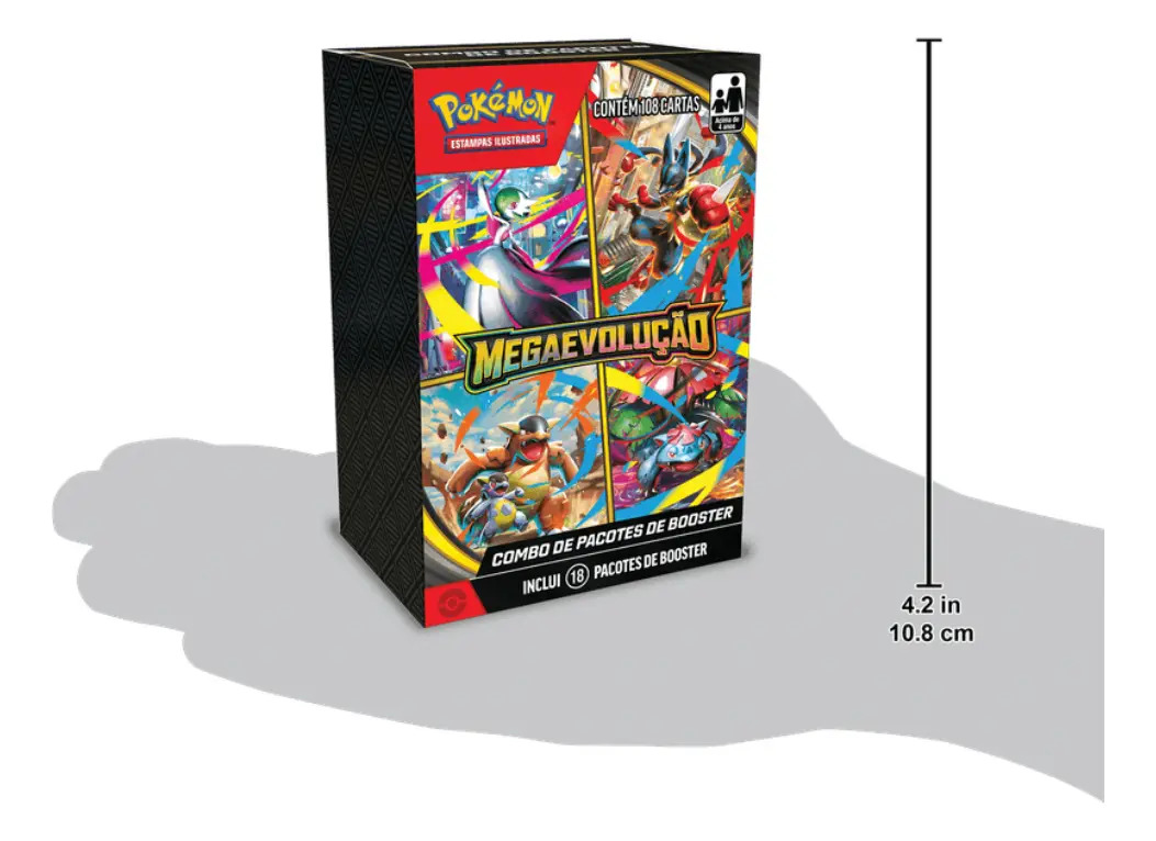 Booster Pokémon Megaevolução – Copag | Português - Imagem 2