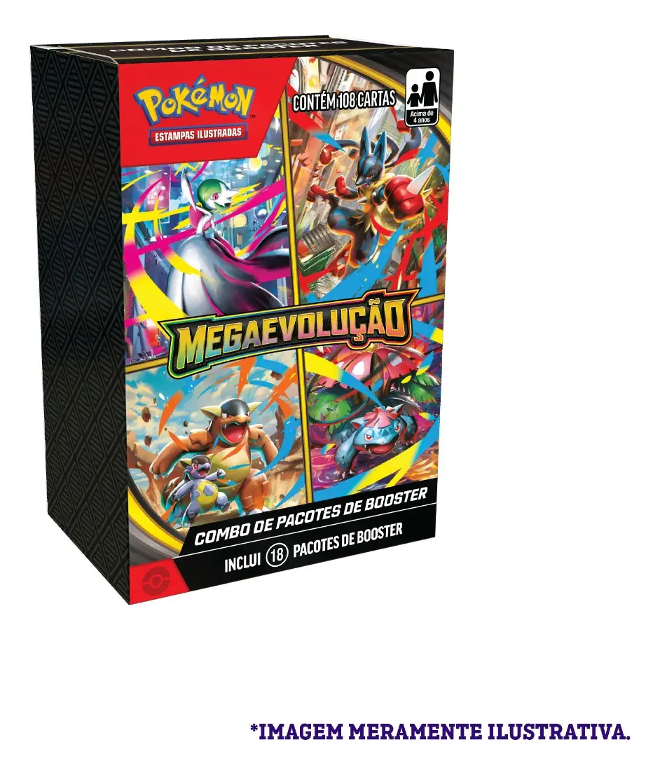 Booster Pokémon Megaevolução – Copag | Português