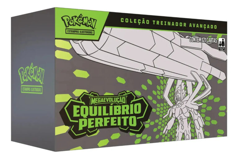 Box Treinador Avançado Pokémon Equilíbrio Perfeito 121 Cartas – Copag