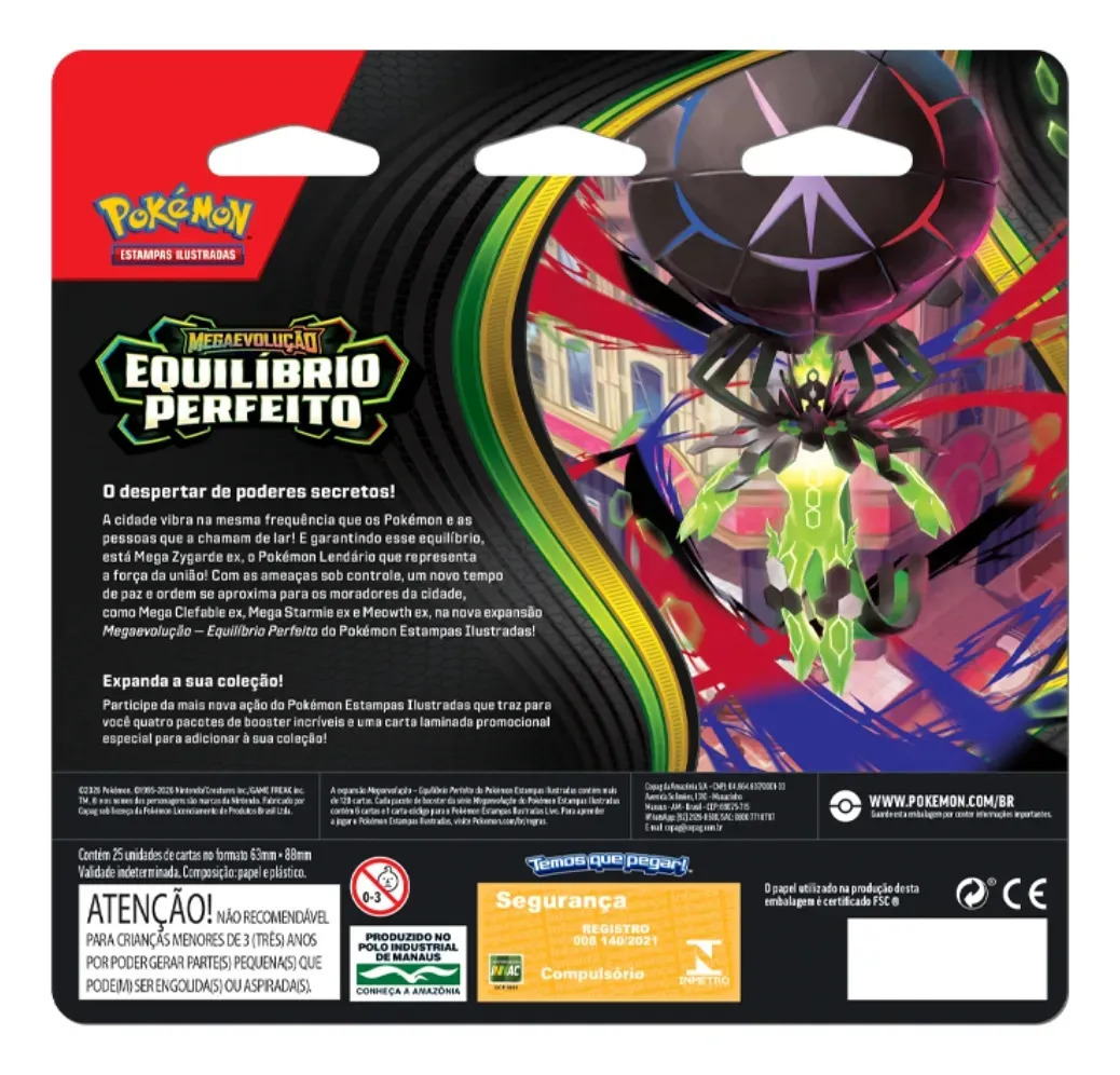 Coleção Pokémon Equilíbrio Perfeito Makuhita 19 Cartas – Copag - Imagem 3